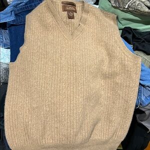 Tasso Elba cashmere vest sz M